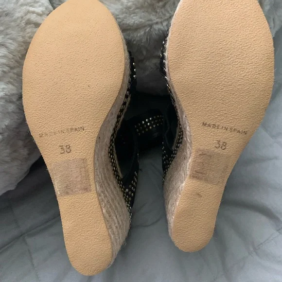 Alexander McQueen Leather Studded Espadrilles - Picture 4 of 10